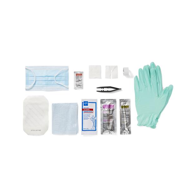 Tray Dressing Change With Gloves/Towel 17x19